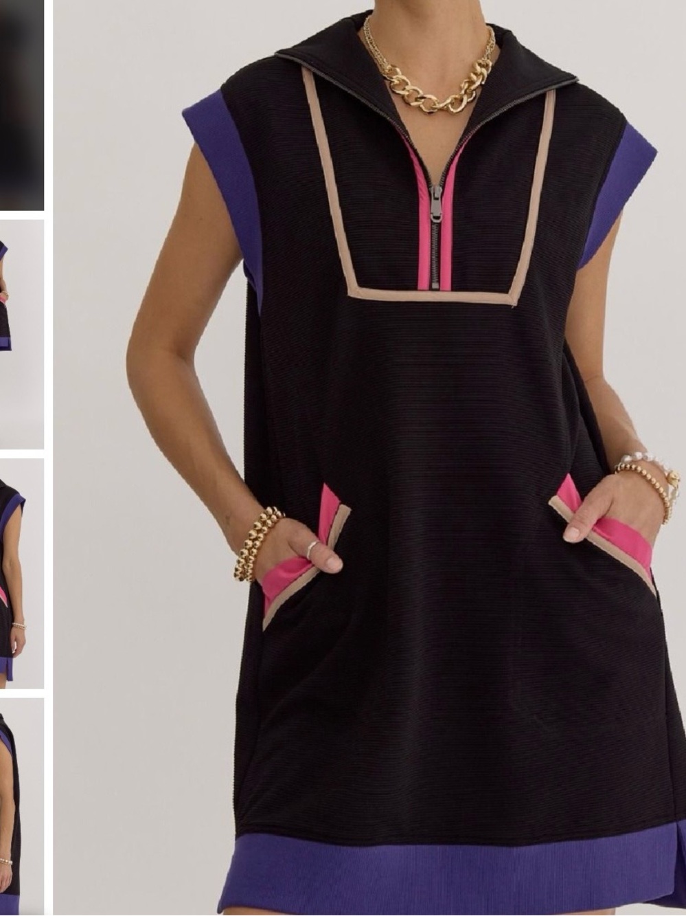 Entro Textured Cap Sleeve Mini Dress Size M NWT.